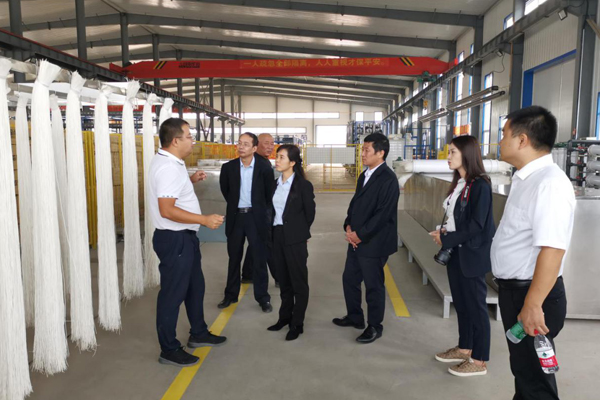 陜西航天建設(shè)集團(tuán)有限公司總經(jīng)理、黨委副書記謝明娟率隊(duì)赴遼寧一諾環(huán)保產(chǎn)業(yè)集團(tuán)開展考察調(diào)研工作